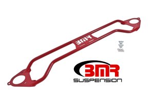 Chevrolet Camaro Strut Tower Brace - Front - BMR Suspension - Twin Tube Design - Red - `16-`27